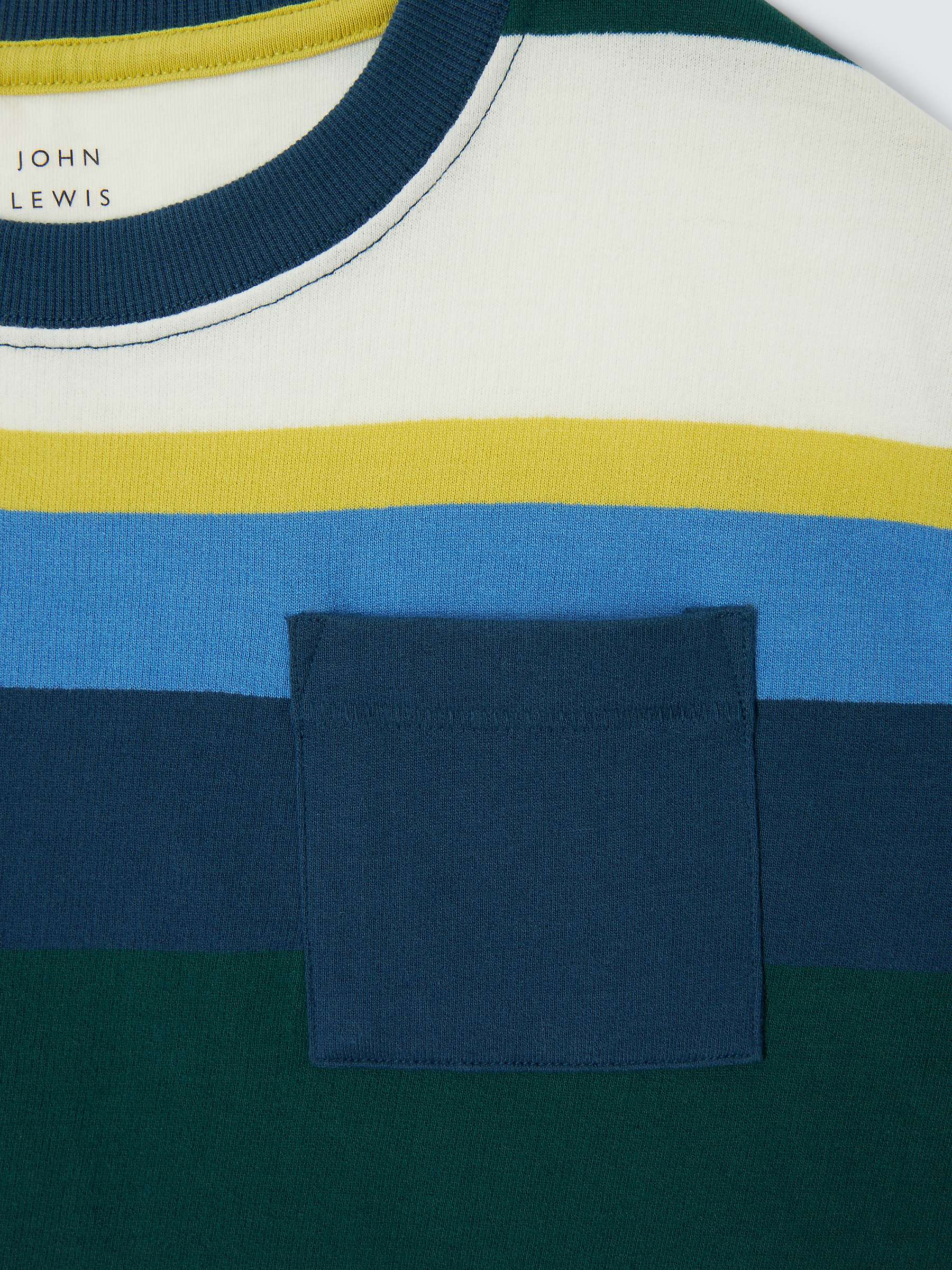 Buy John Lewis Multi Block Stripe T-Shirt Online at johnlewis.com