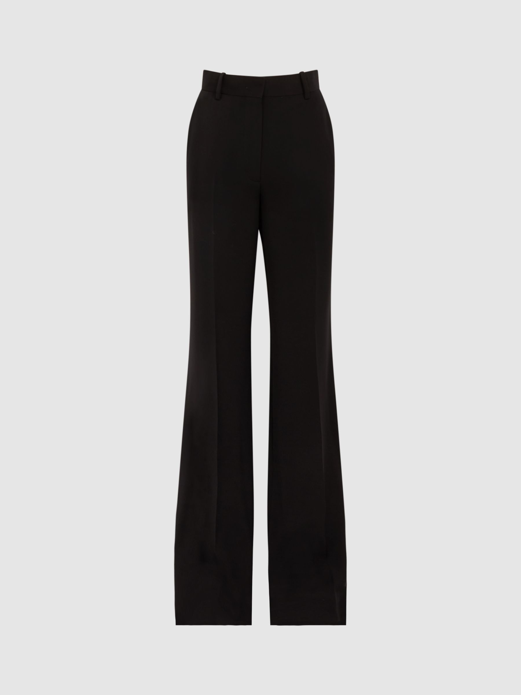 Reiss Petite Margeaux Tailored Trousers, Black at John Lewis & Partners