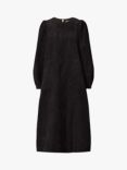 Lollys Laundry Lucas Puff Sleeve Midi Dress, Black