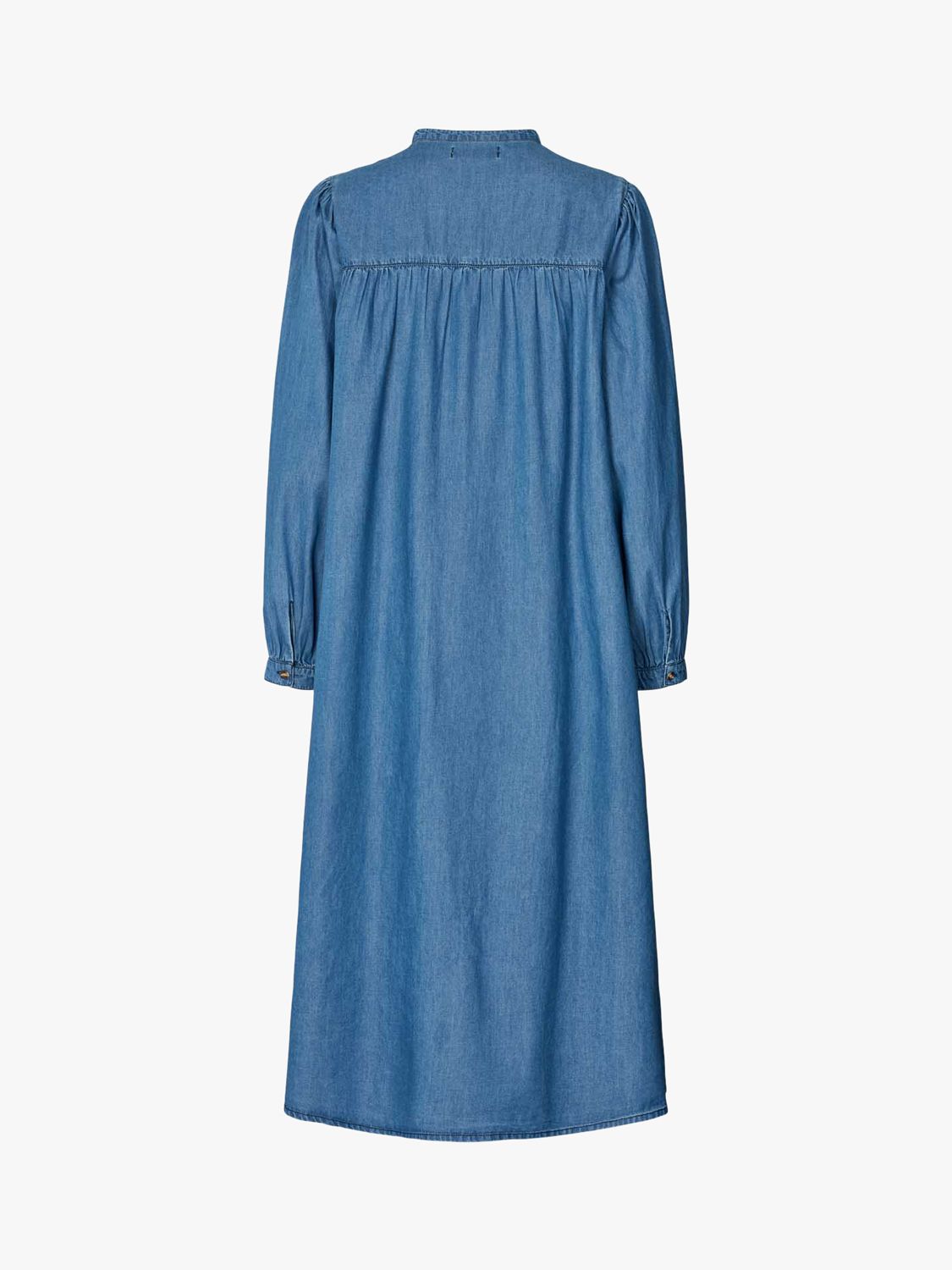 Lollys Laundry Jess Long Sleeve Shirt Dress, Blue, XS