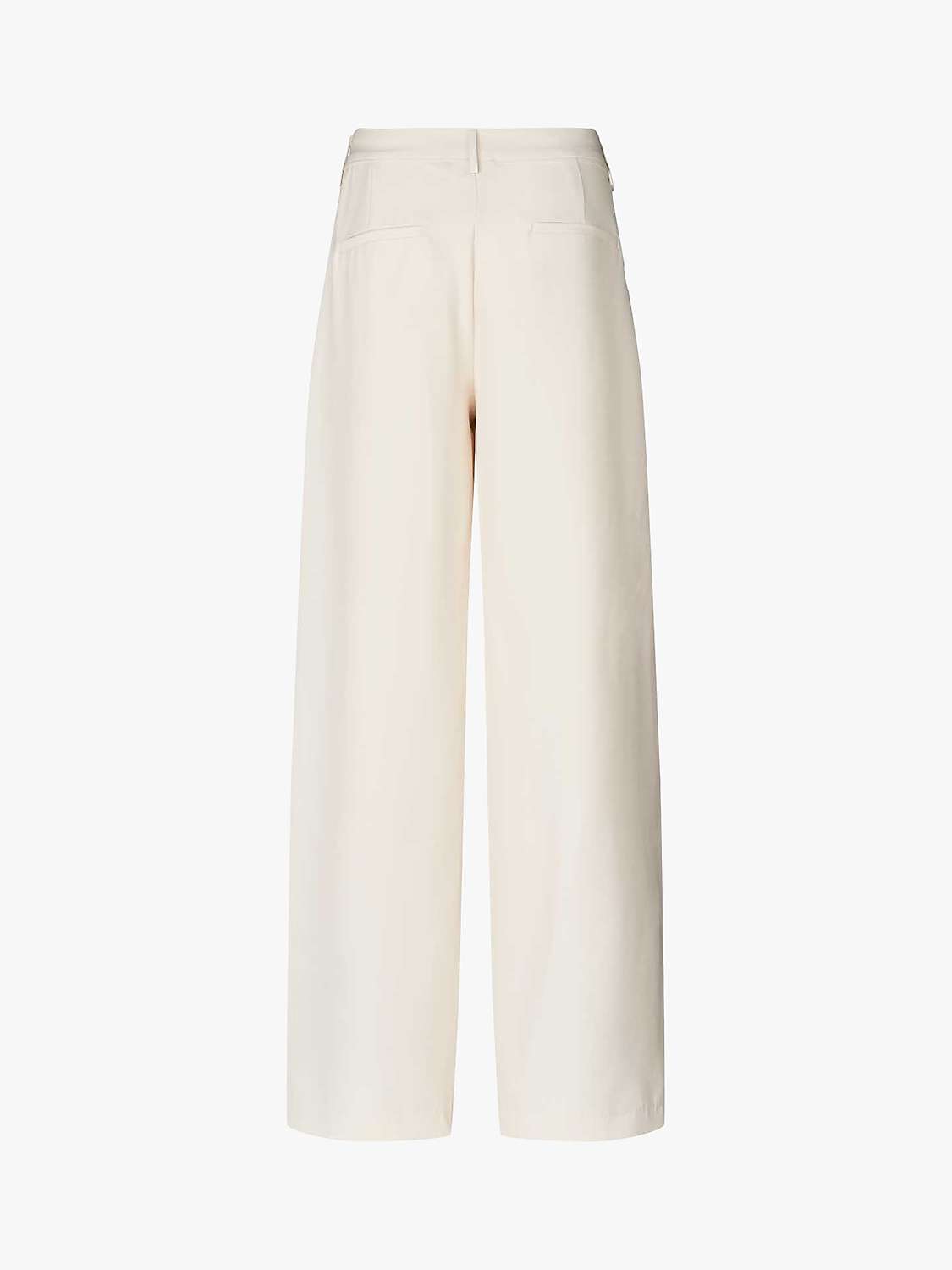 Buy Lolly's Laundry Leo Straight Fit Trousers, Creme Online at johnlewis.com