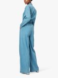 Lollys Laundry Vicky Wide Leg Trousers, Light Blue