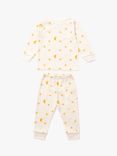 Little Green Radicals Baby Organic Cotton Star Waffle Pyjama Set