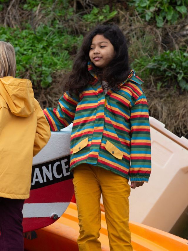 Kids rainbow clearance coat