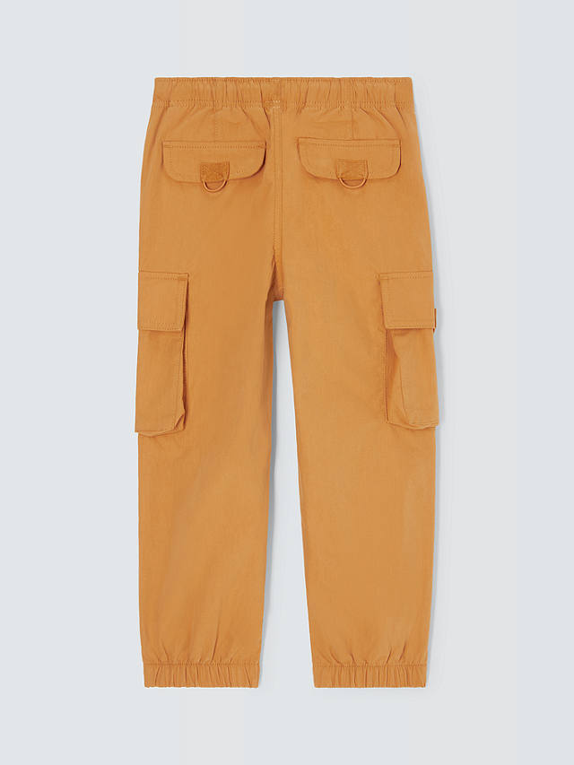 John Lewis Kids' Parachute Cargo Trousers, Yellow
