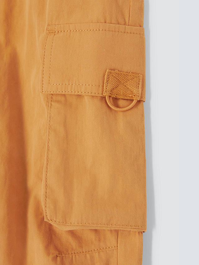 John Lewis Kids' Parachute Cargo Trousers, Yellow