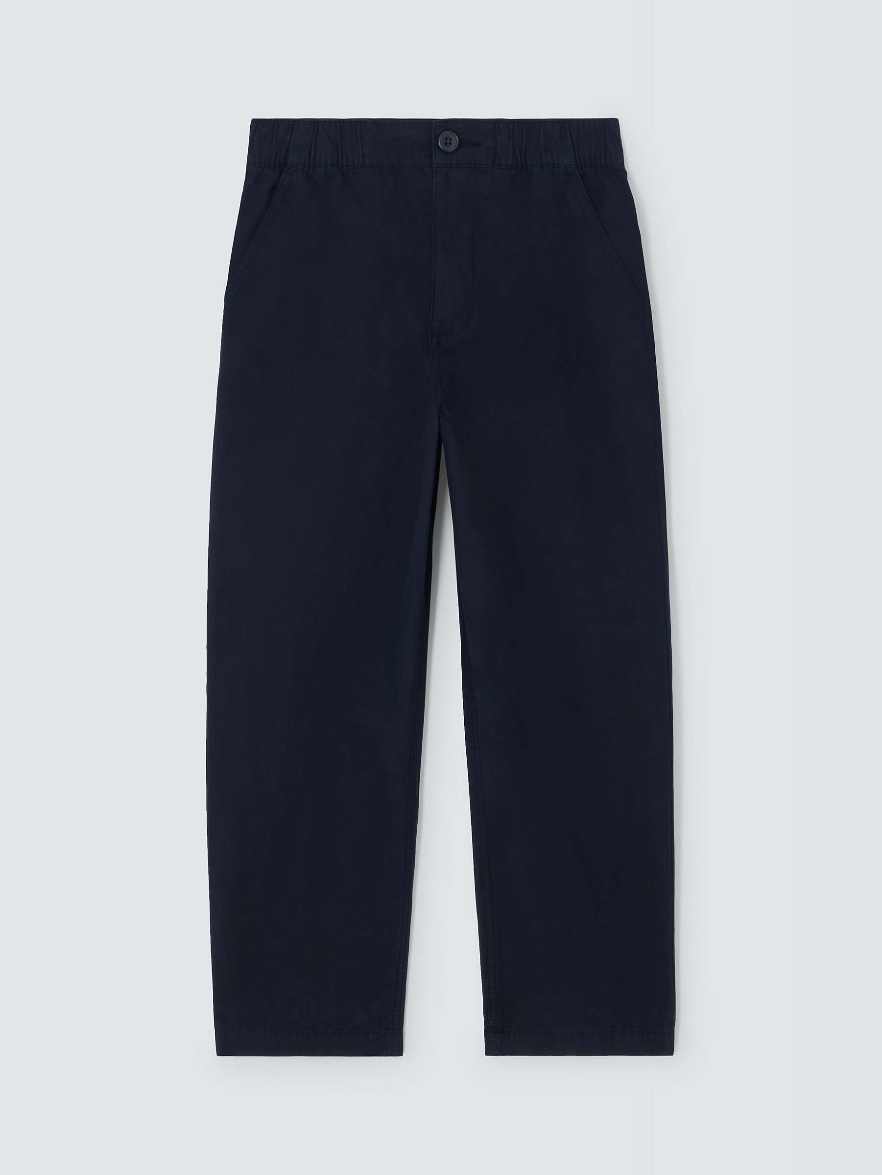 Buy John Lewis Kids' Cotton Woven Trousers, Charcoal Online at johnlewis.com