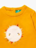 Little Green Radicals Baby Organic Cotton Sunshine Long Sleeve T-Shirt, Yellow/Multi