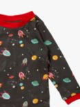 Little Green Radicals Baby Outer Space Long Sleeve Organic Cotton T-Shirt, Multi