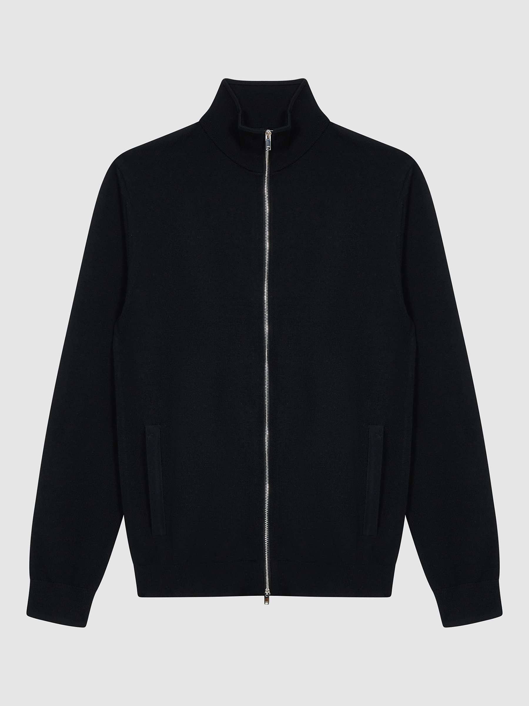 Buy Reiss Hampshire Long Sleeve Merino Zip Jacket Online at johnlewis.com