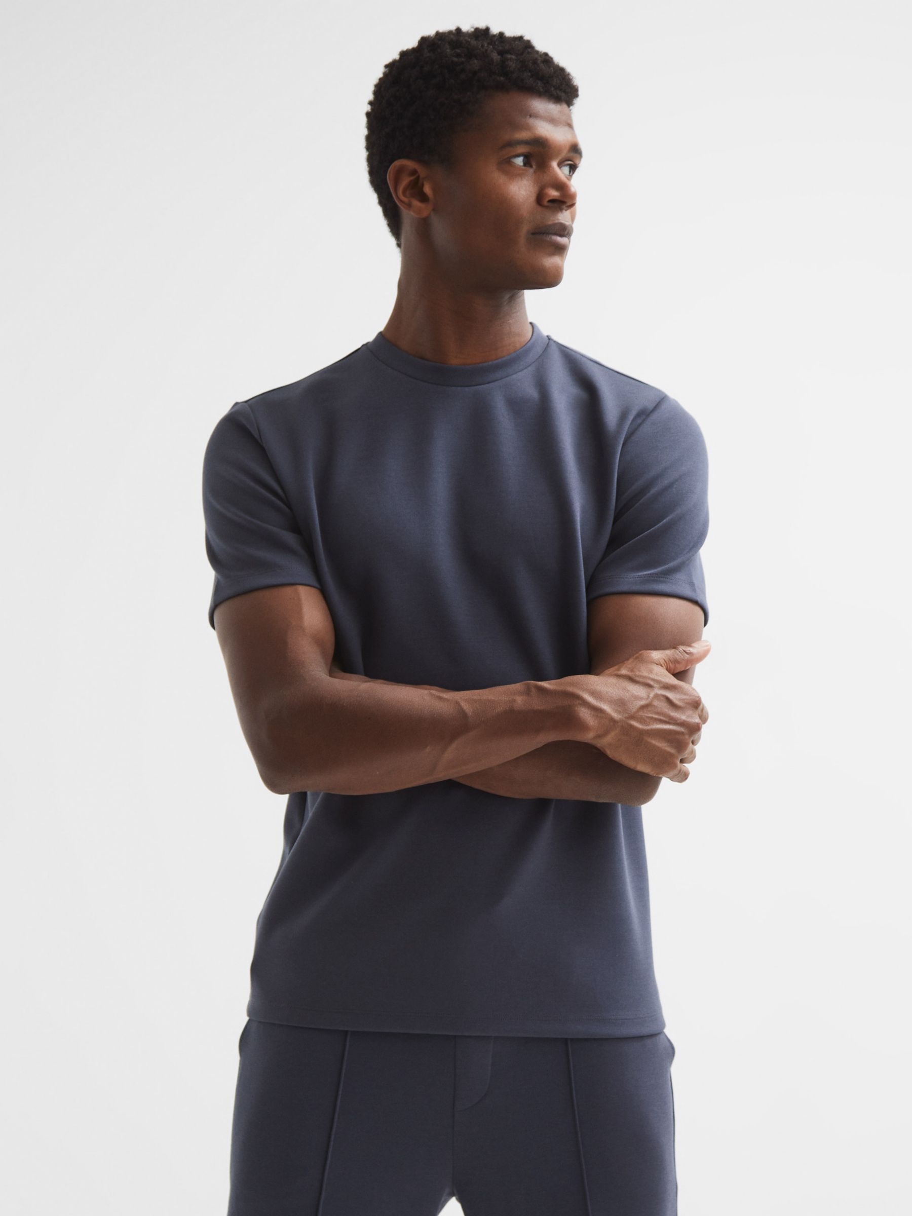 Reiss Bradley T-Shirt, Airforce Blue