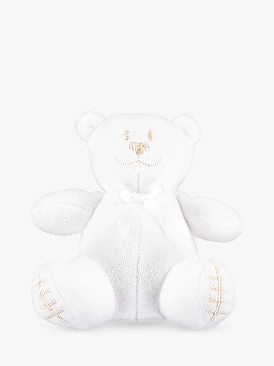 Buy Emile et Rose Baby Pierre Linen Blend Occasion Romper & Hat Set, White Online at johnlewis.com