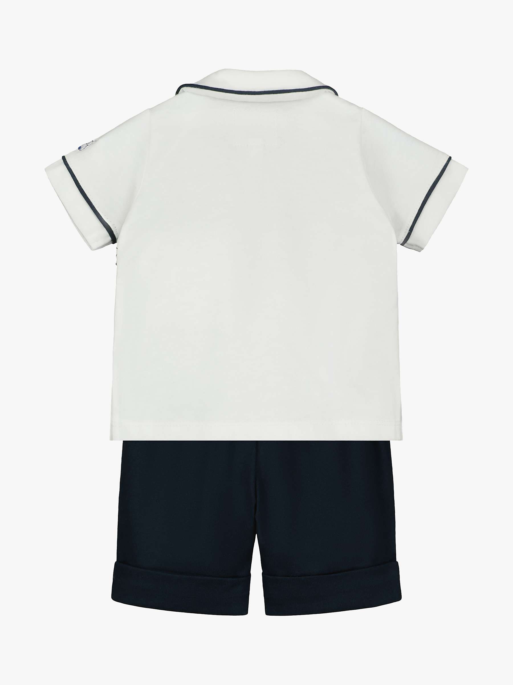 Buy Emile et Rose Baby Frank Top & Shorts Set, Navy/White Online at johnlewis.com