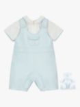 Emile et Rose Baby Fabio Romper, Pale Blue