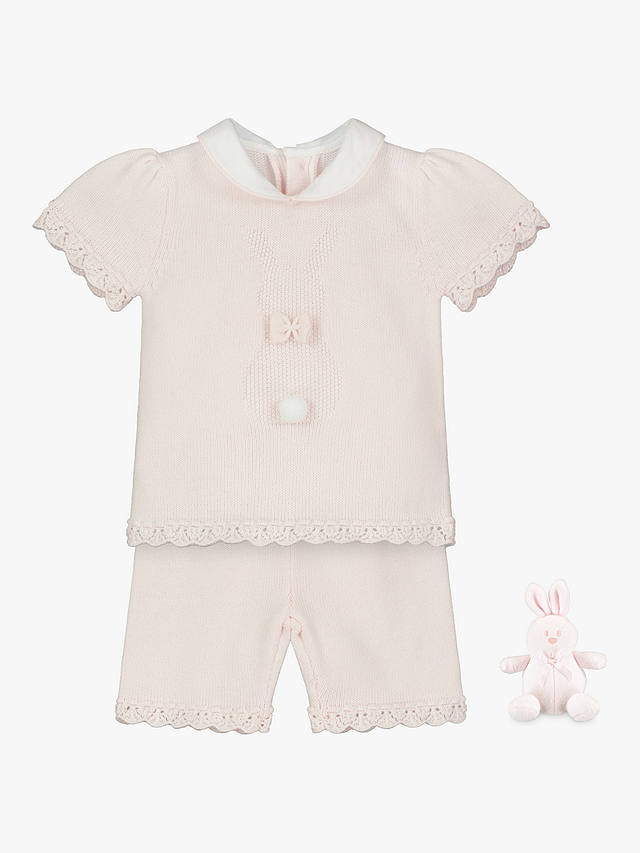 Emile et Rose Baby Felicity Top & Shorts Set, Pale Pink