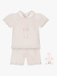 Emile et Rose Baby Felicity Top & Shorts Set, Pale Pink