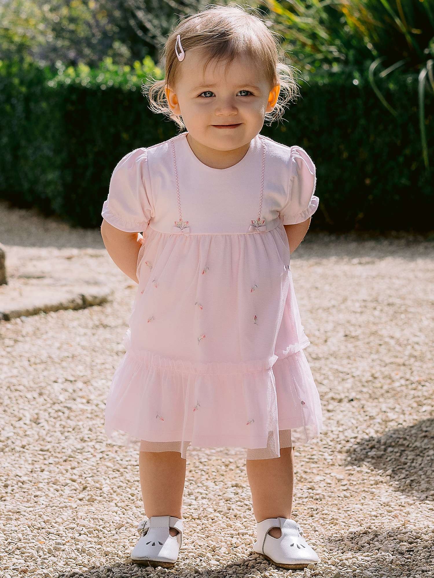Buy Emile et Rose Baby Fabienne Dress & Knicker Set, Pale Pink Online at johnlewis.com