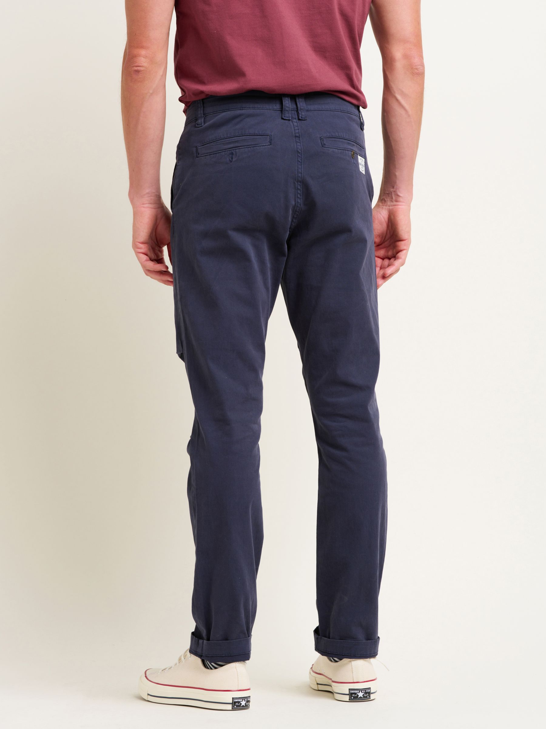 Brakeburn Classic Straight Fit Chino Trousers at John Lewis & Partners