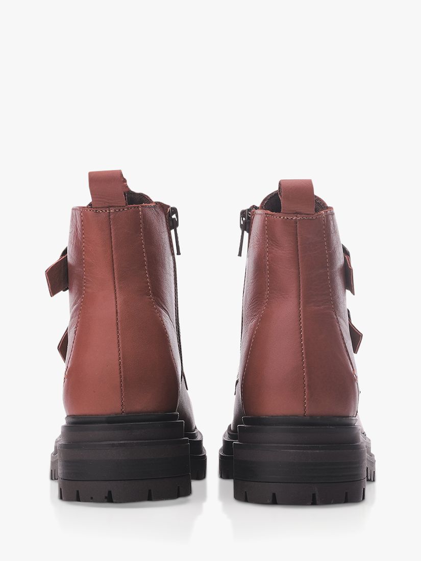 Buy Moda in Pelle Shoon Iguacu Leather Ankle Boots, Tan Online at johnlewis.com
