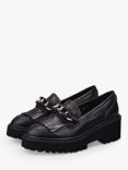 Moda in Pelle Hollie Leather Loafers, Black