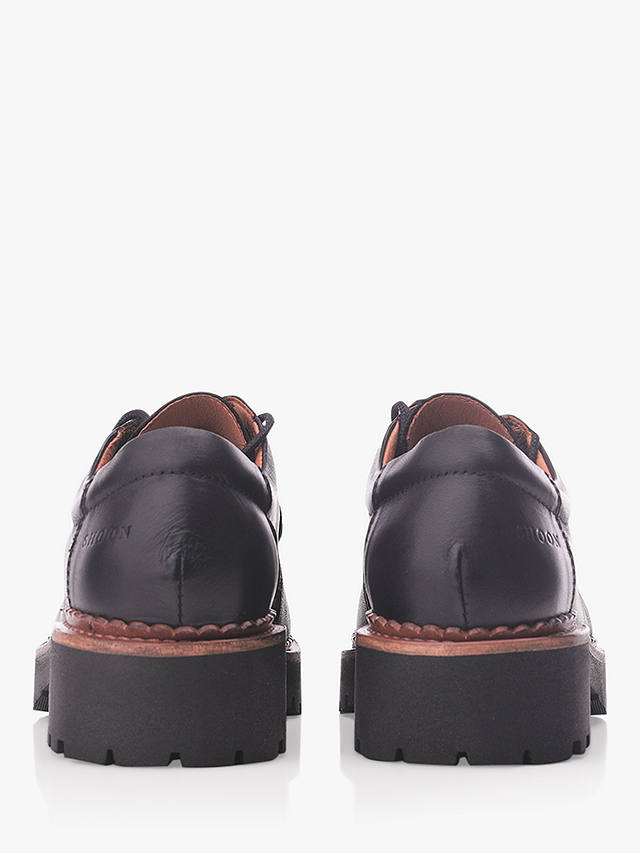Moda in Pelle Shoon Iota Leather Loafers, Black