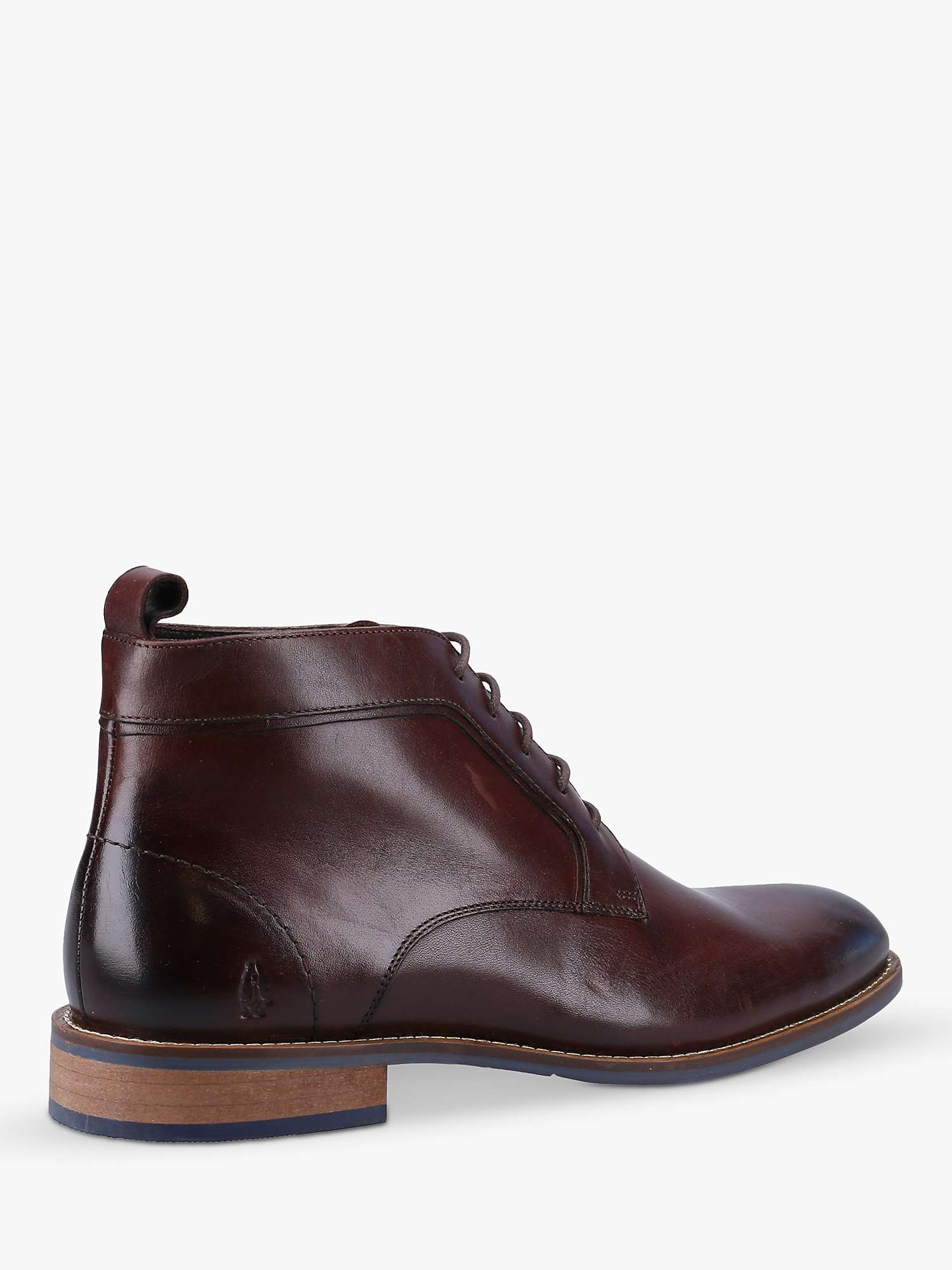 Hush Puppies Declan Leather Lace Up Ankle Boots, Brown at John Lewis ...