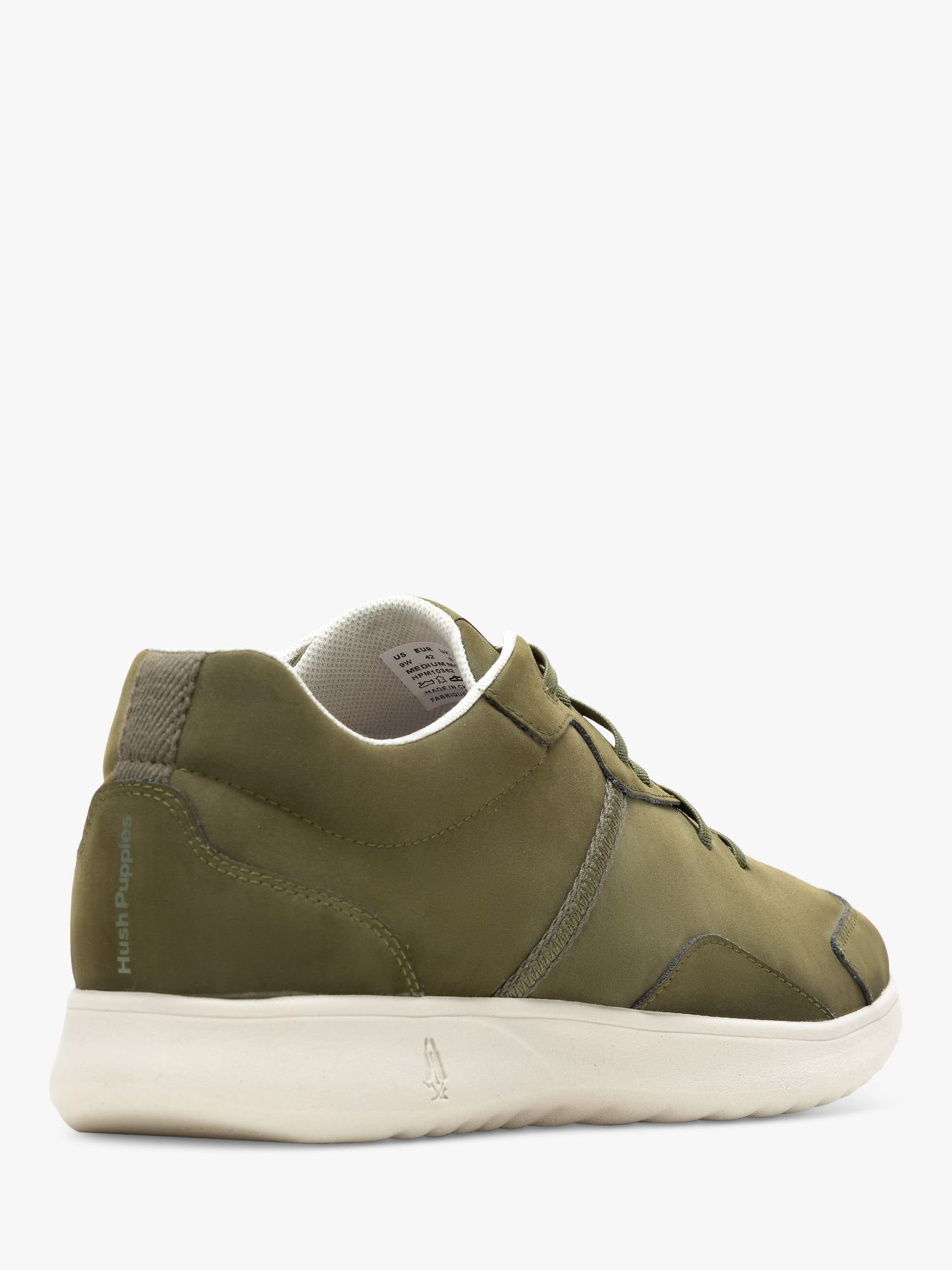 Hush Puppies The Good Trainers, Olive, 6