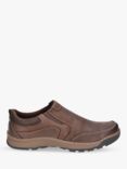 Hush Puppies Jasper Casual Leather Shoes, Brown