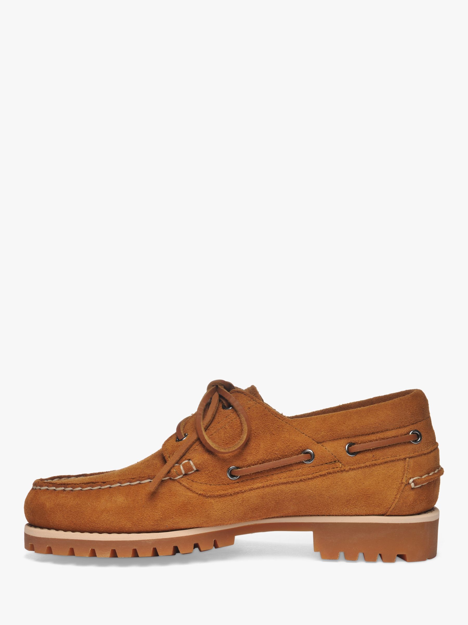 Sebago Acadia Suede Boat Shoes, Brown Tan, 7