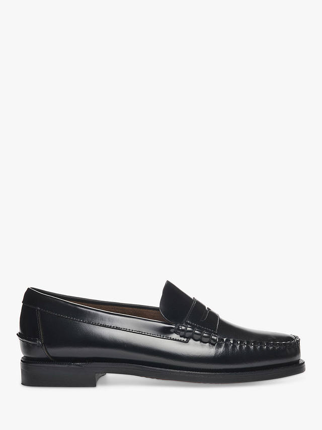 Sebago Classic Dan Leather Loafers, Black