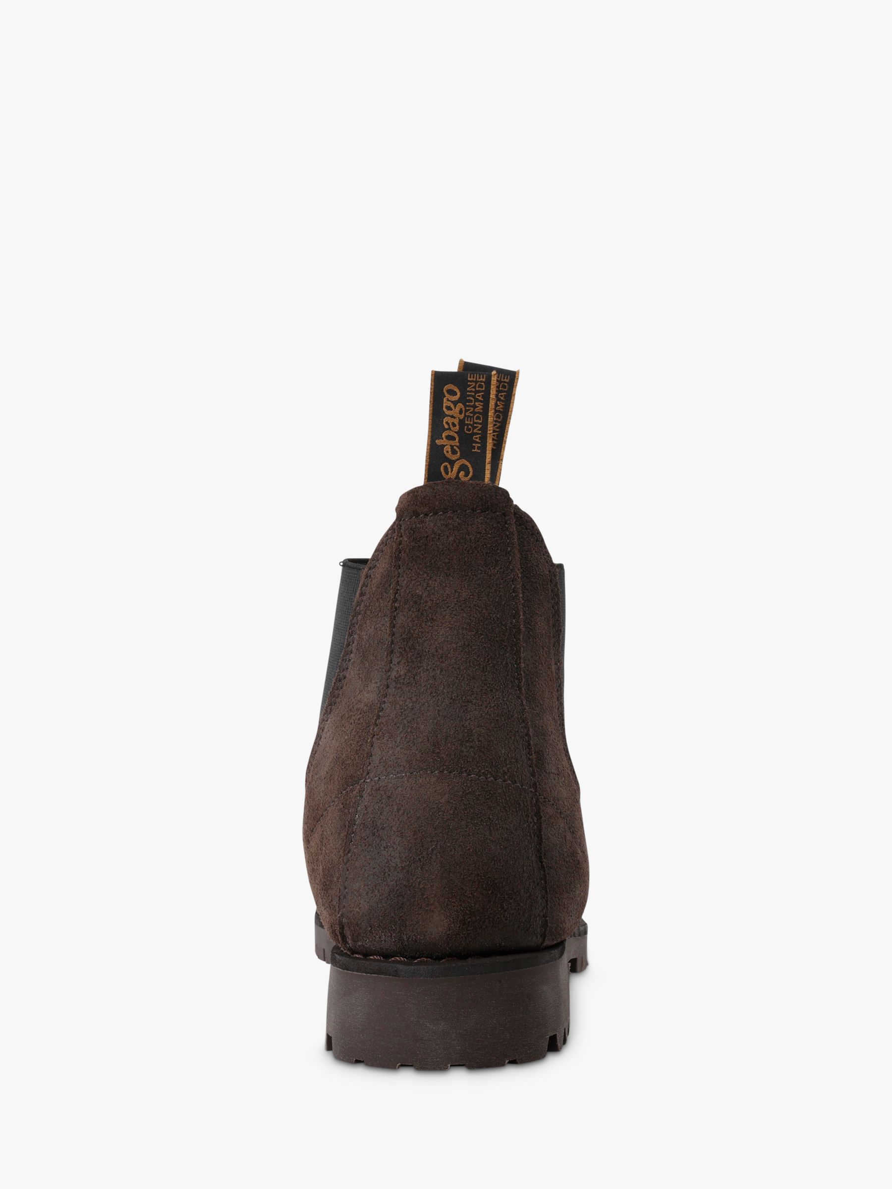 Buy Sebago Yansa Lug Boots, Dark Brown Online at johnlewis.com