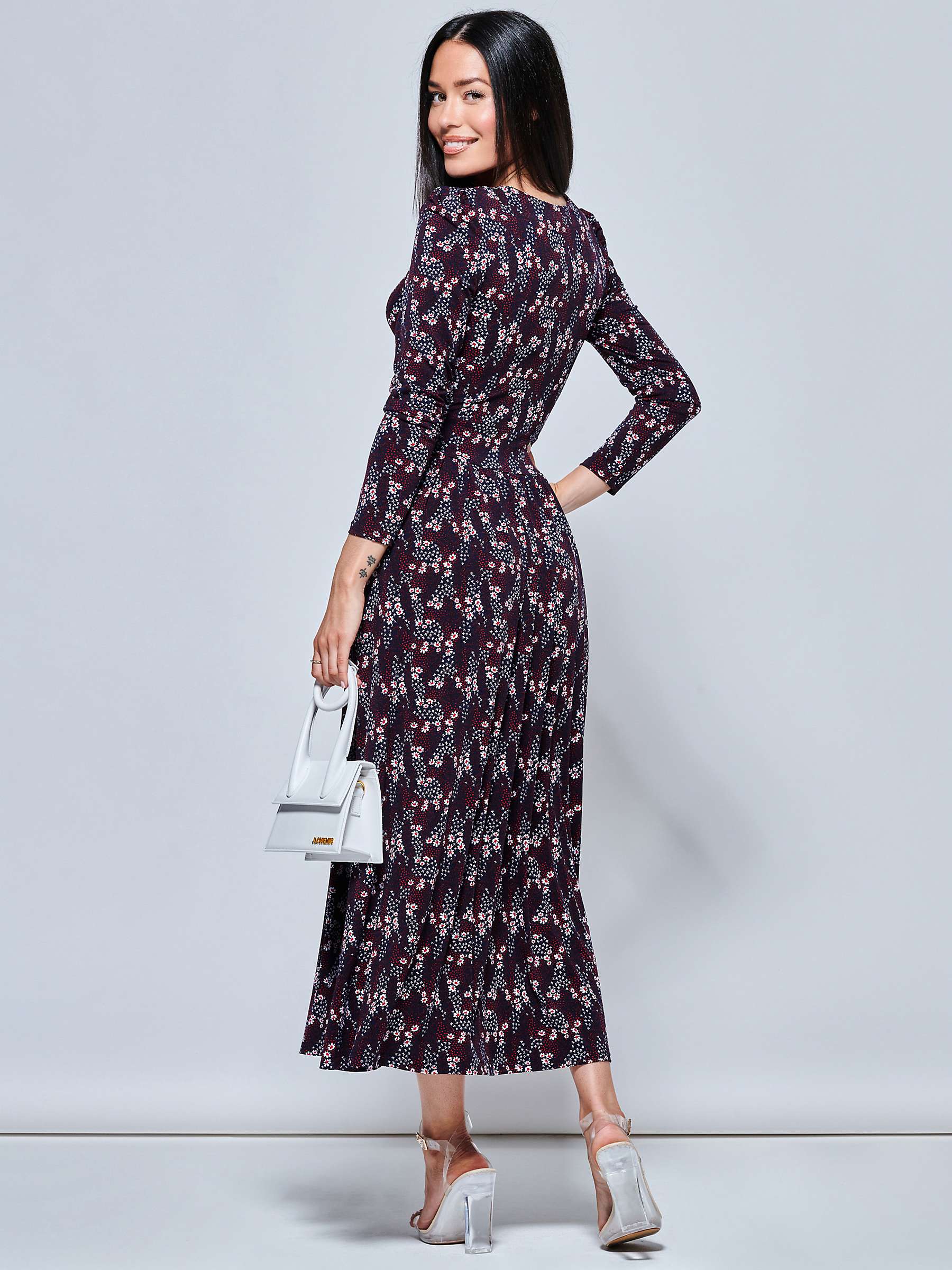 Buy Jolie Moi Greyson Daisy Print Maxi Dress, Multi Online at johnlewis.com