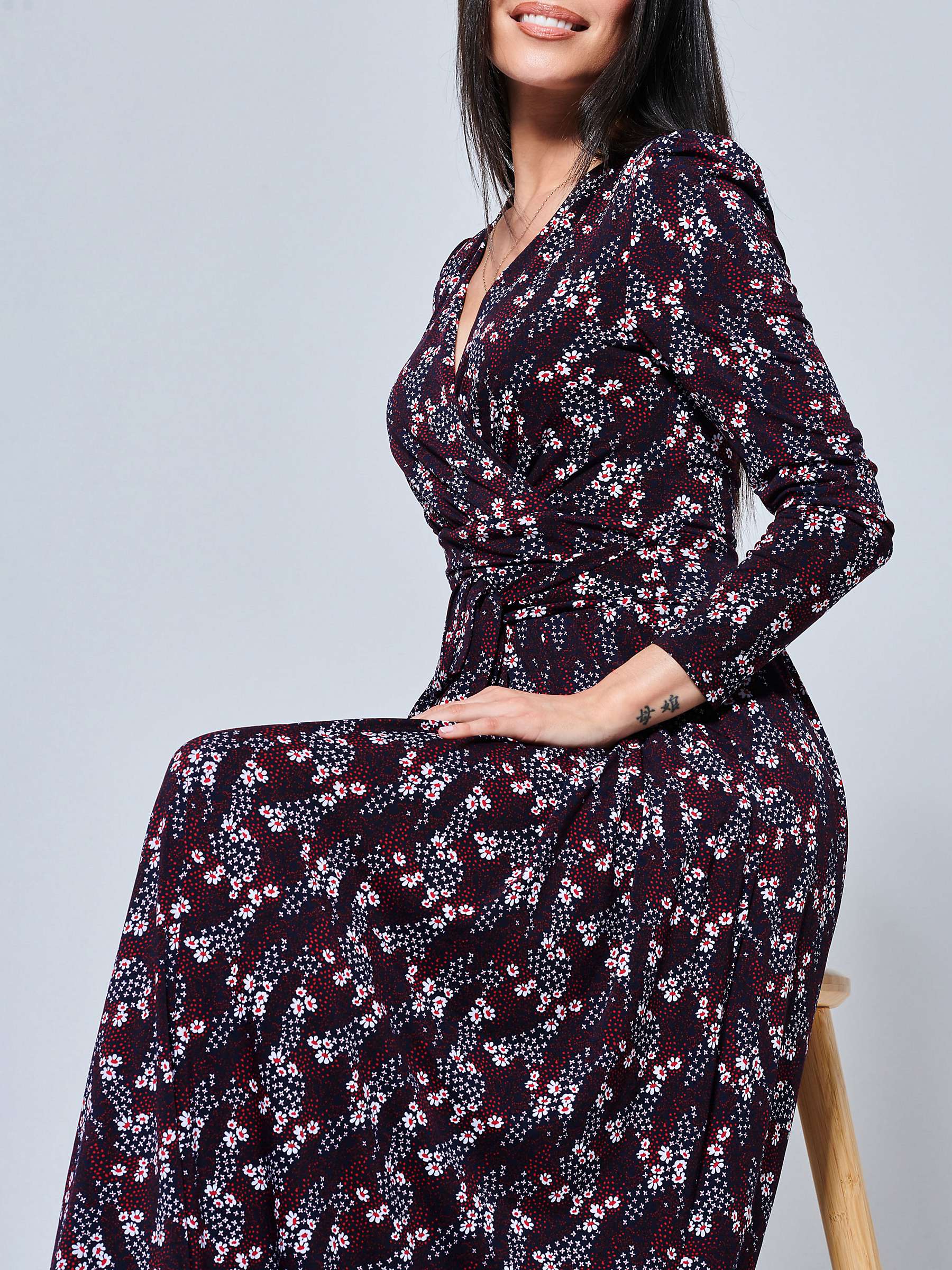 Buy Jolie Moi Greyson Daisy Print Maxi Dress, Multi Online at johnlewis.com