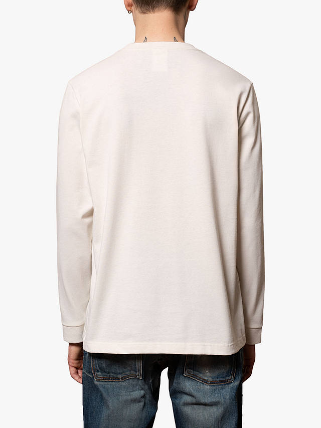 Nudie Jeans Long Sleeve T-Shirt, White