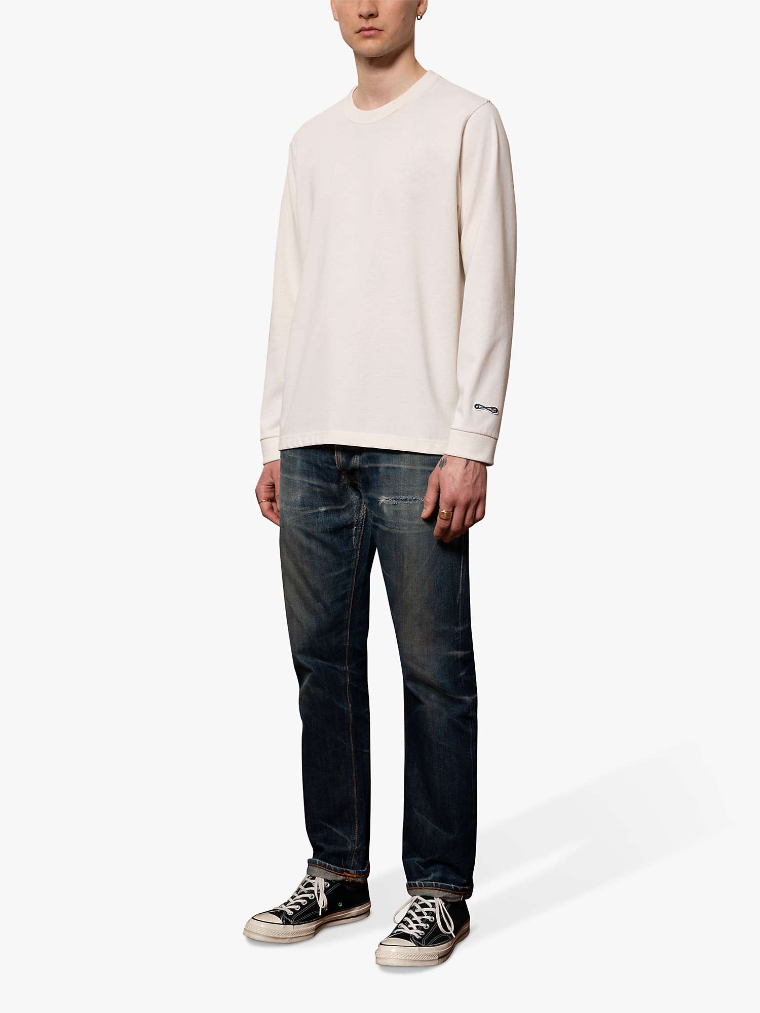 Buy Nudie Jeans Long Sleeve T-Shirt Online at johnlewis.com