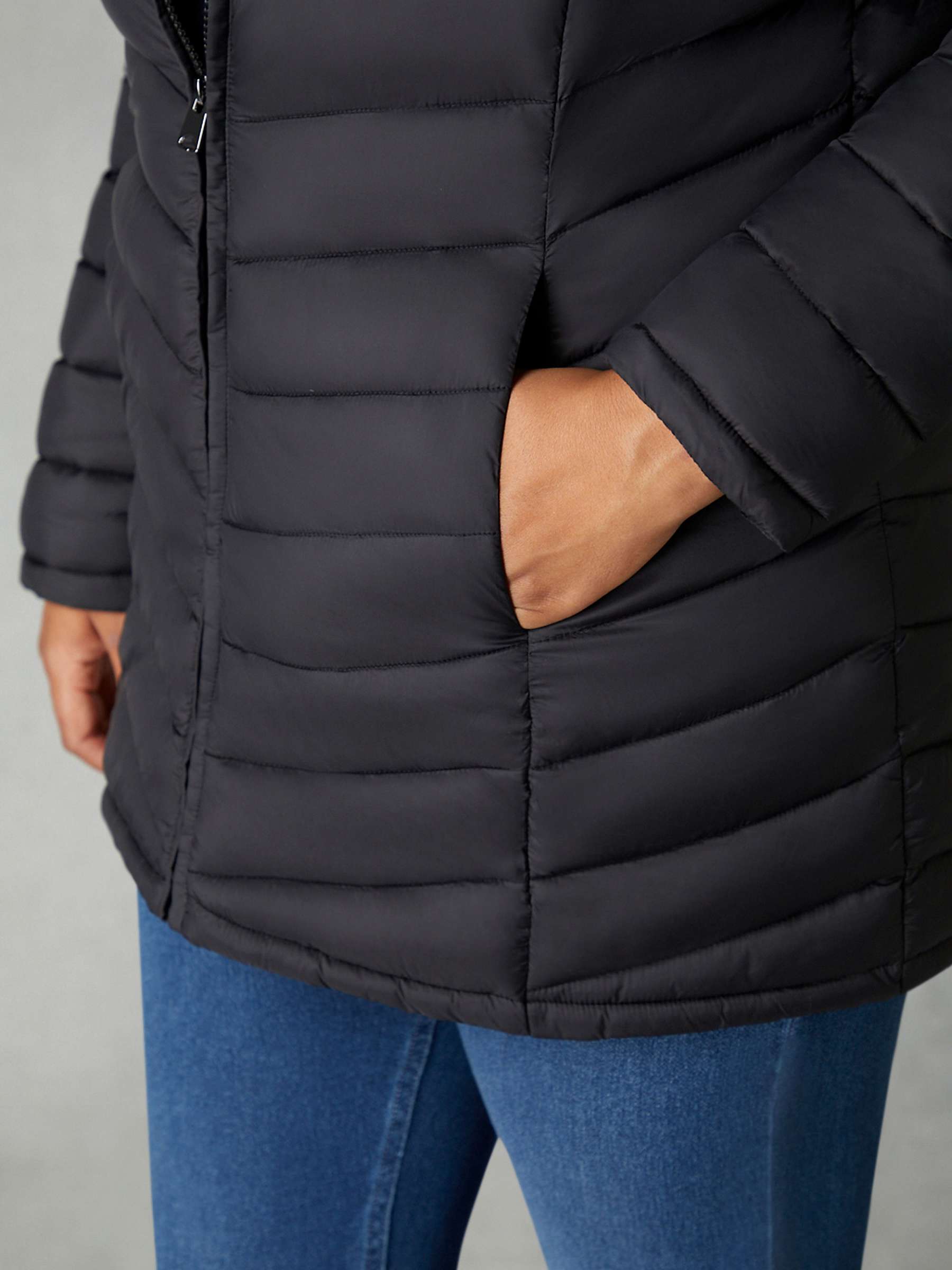 Buy Live Unlimited Curve Packable Quilted Jacket Online at johnlewis.com