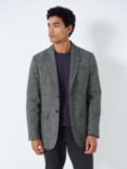 Crew Clothing Textured Blazer, Mid Grey