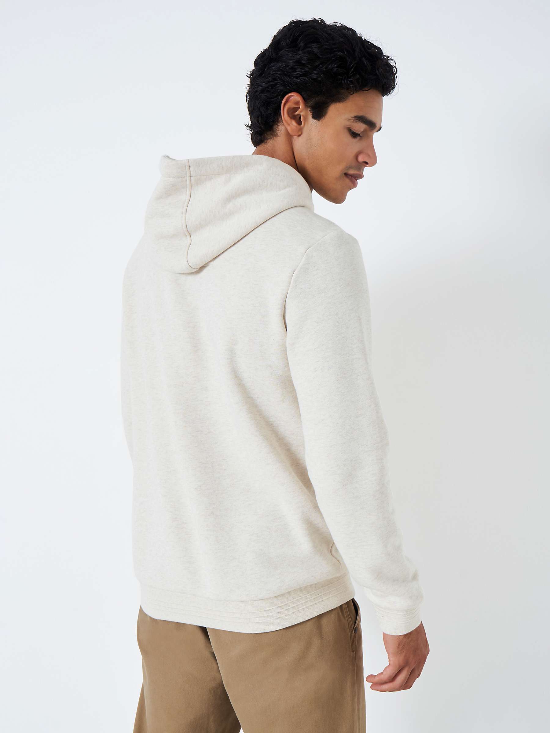 Buy Crew Clothing Graphic Hoody, Oatmeal/Multi Online at johnlewis.com