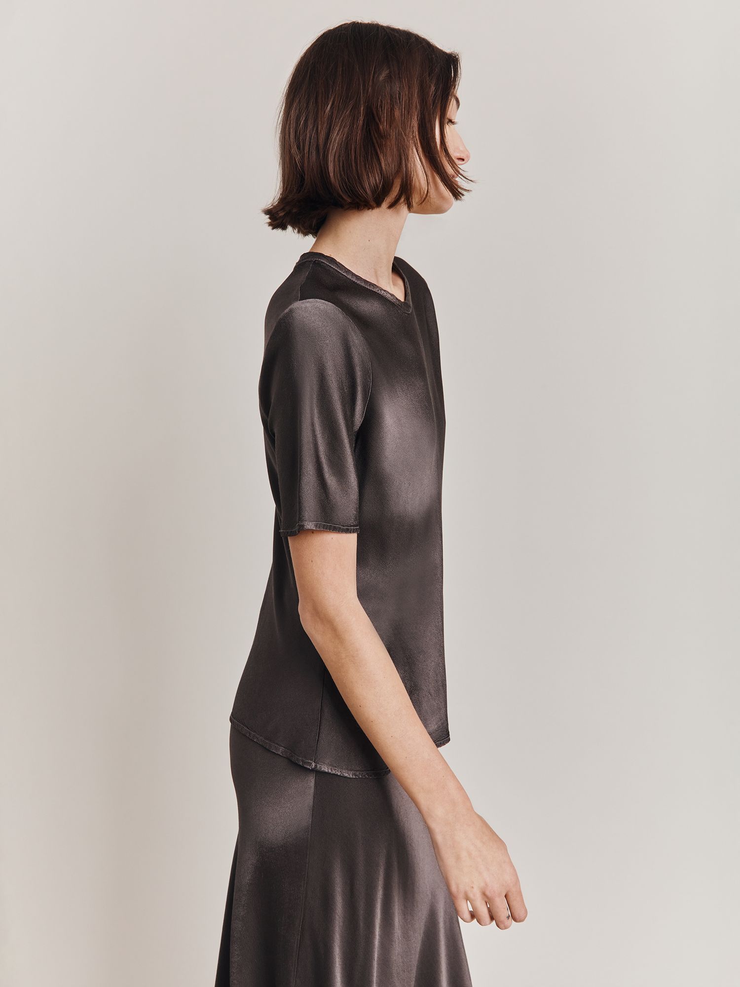 Buy Ghost Ivy Satin Top Online at johnlewis.com