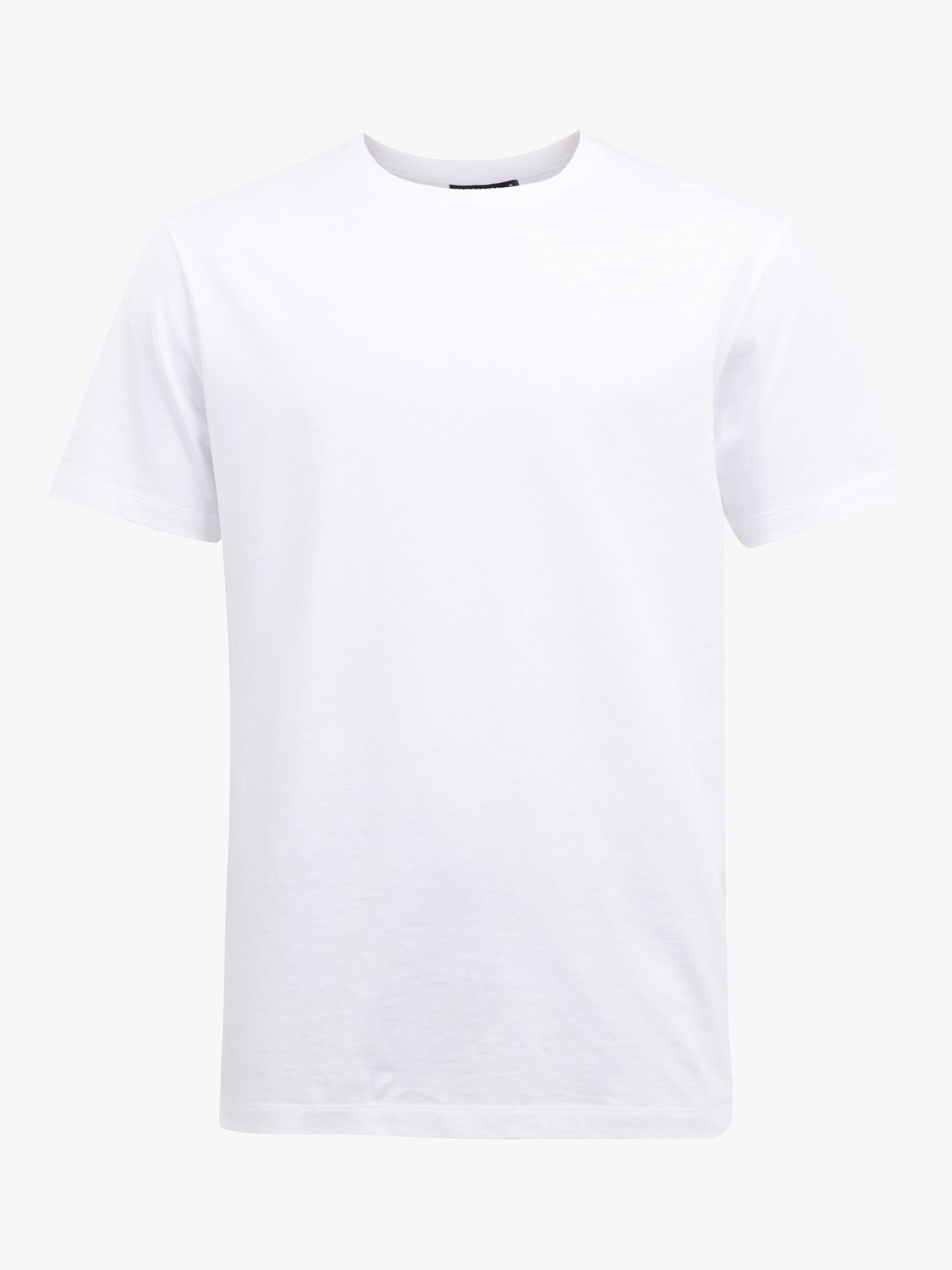 J.Lindeberg Sid Basic T-Shirt, White at John Lewis & Partners