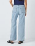 John Lewis ANYDAY Plain Wide Leg Jeans, Light Wash