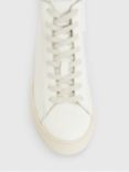 AllSaints Tana Leather Hi-Top Trainers, White