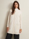Phase Eight Zadie Quilted Knit Coatigan