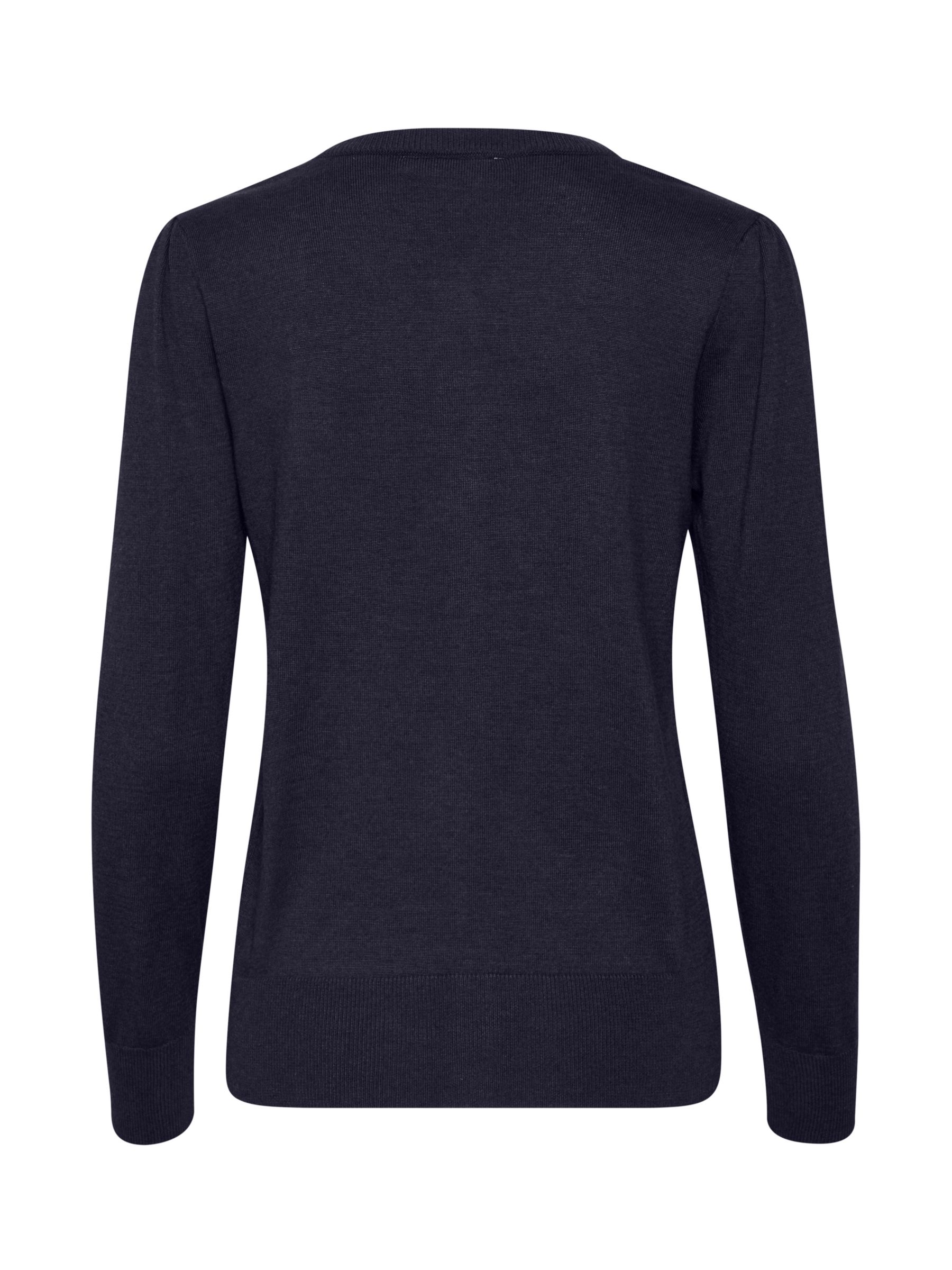 Buy Saint Tropez Kila Regular Fit Round Neck Cardigan, Night Sky Online at johnlewis.com