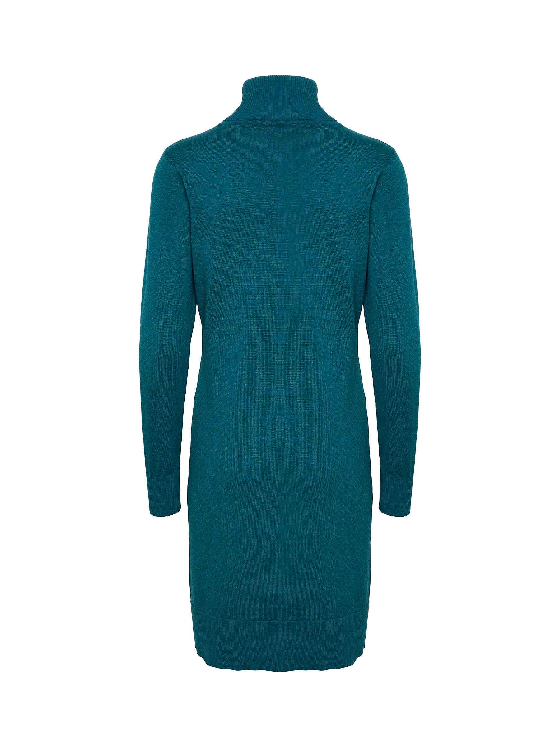 Buy Saint Tropez Mila Rollneck Midi Dress, Pond Melange Online at johnlewis.com