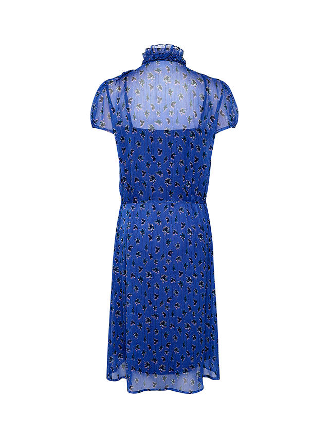 Saint Tropez Lilja Floral Print Dress, Blue/Multi