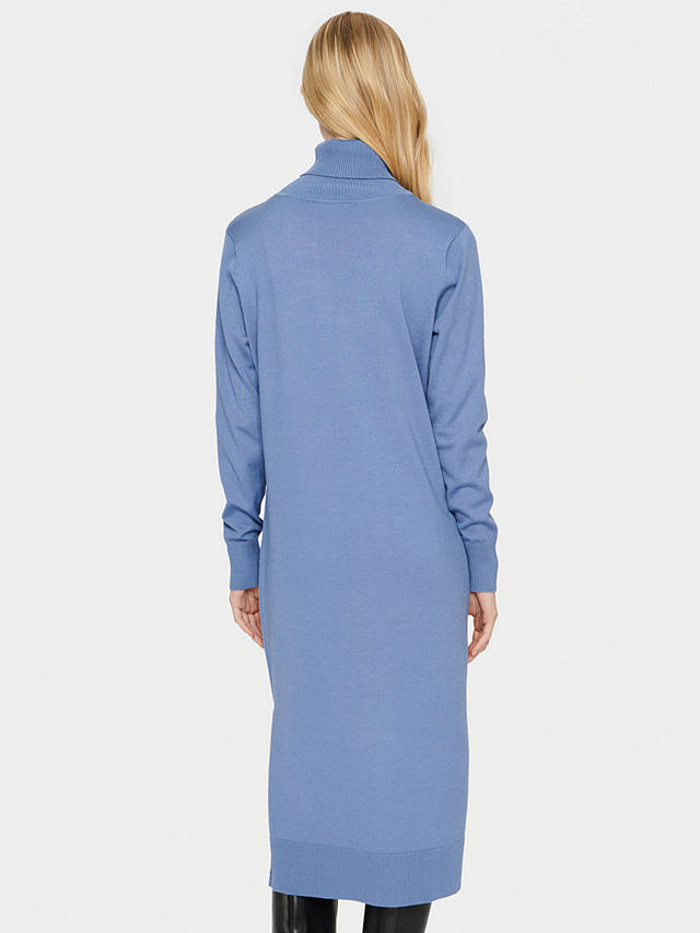 Saint Tropez Mila Midi Knitted Dress, Colony Blue
