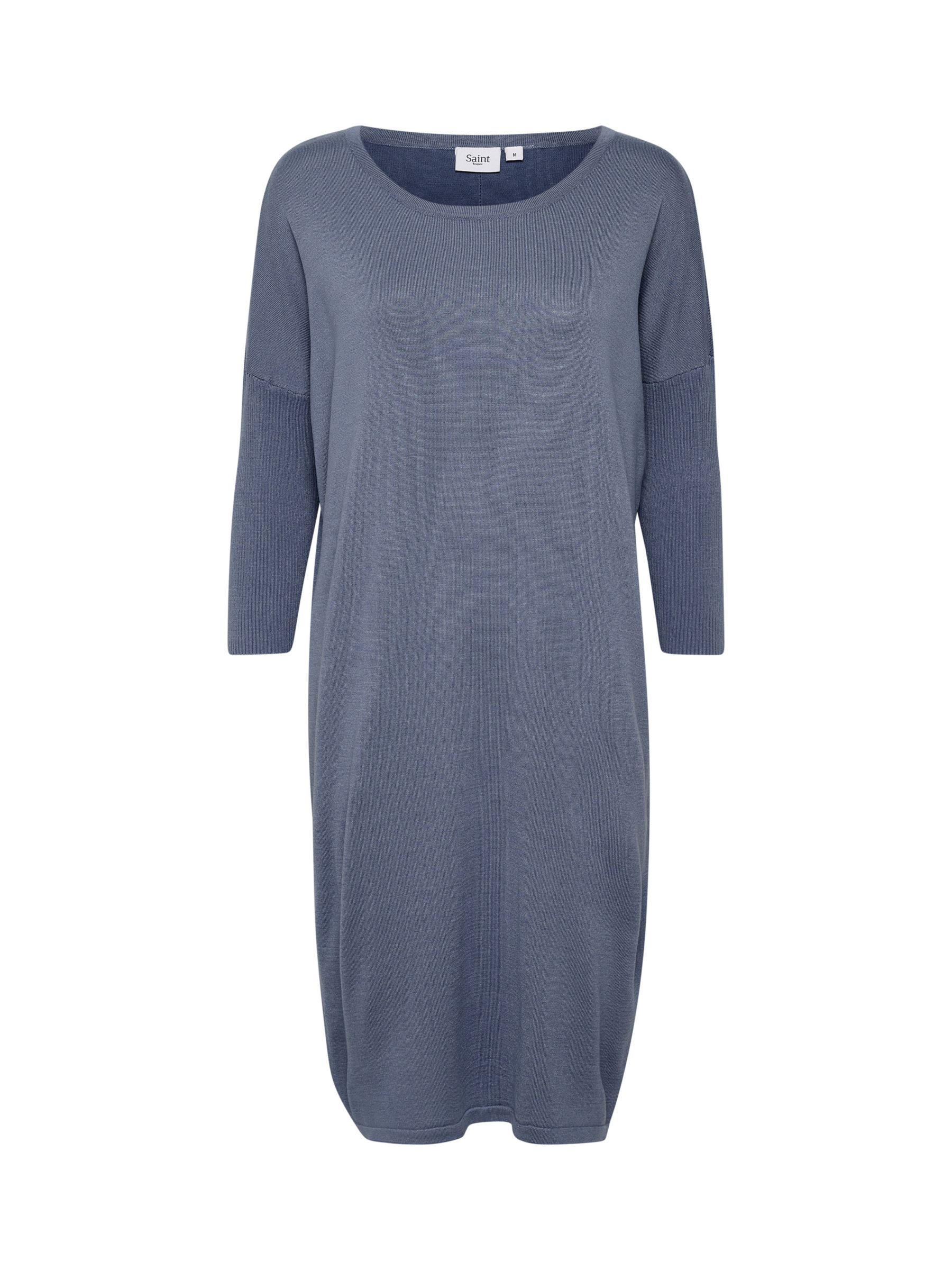 Buy Saint Tropez Mila Knee Length Dress, Colony Blue Online at johnlewis.com