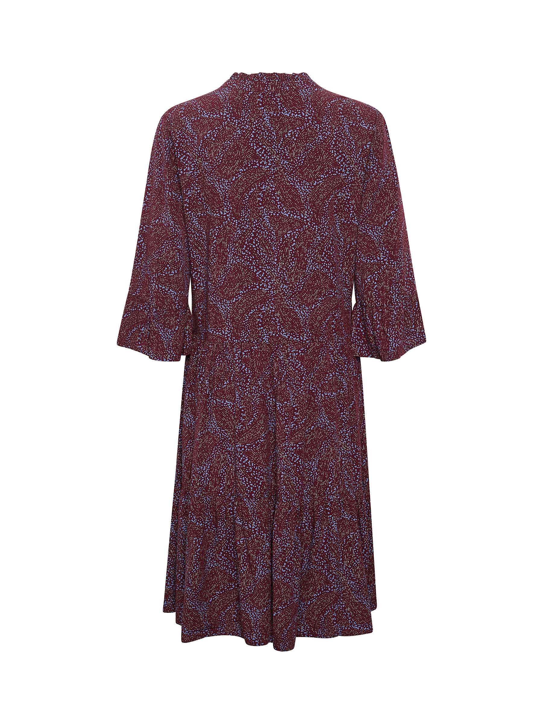Buy Saint Tropez Eda Ecovero Knee-Length Dress, Tawny P. Stormy Wind Online at johnlewis.com