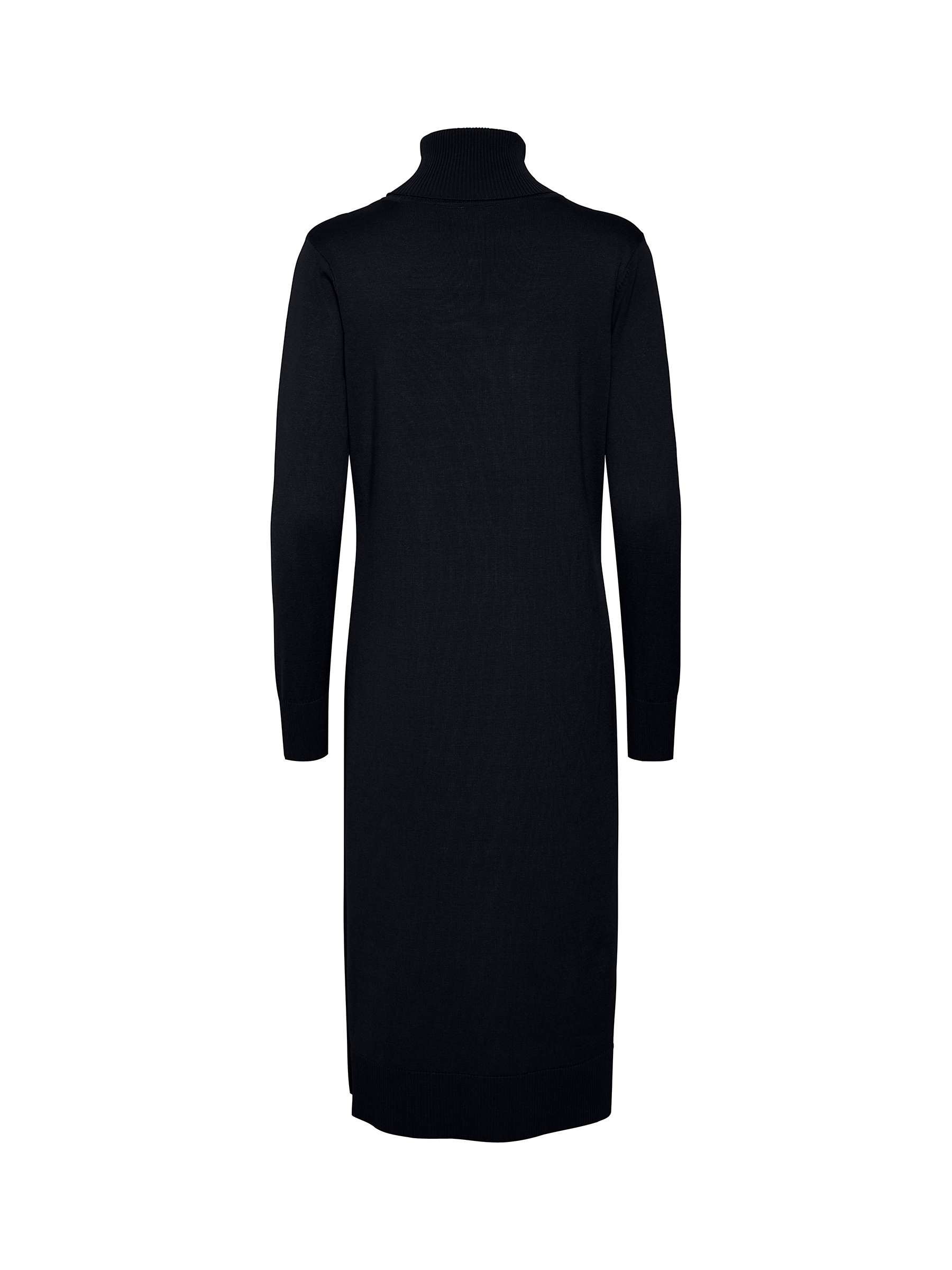 Buy Saint Tropez Mila Roll Neck Knitted Midi Dress, Navy Online at johnlewis.com